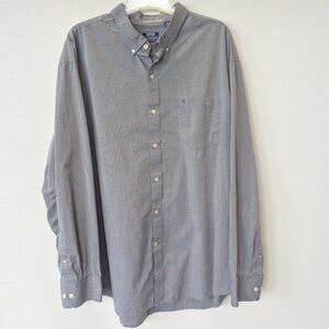 IZOD Gray Long Sleeve Button Up Shirt